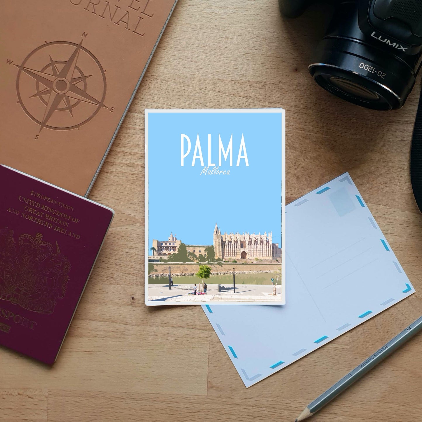 Palma Travel Poster