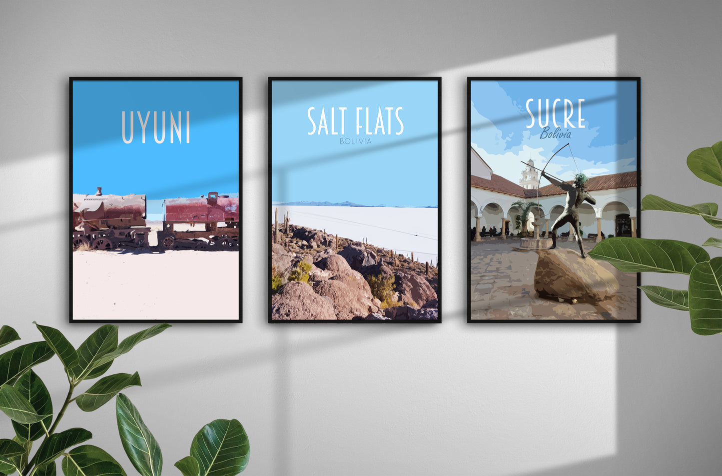 Uyuni Travel Poster