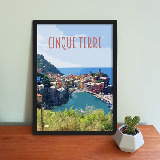 Cinque Terre Travel Poster