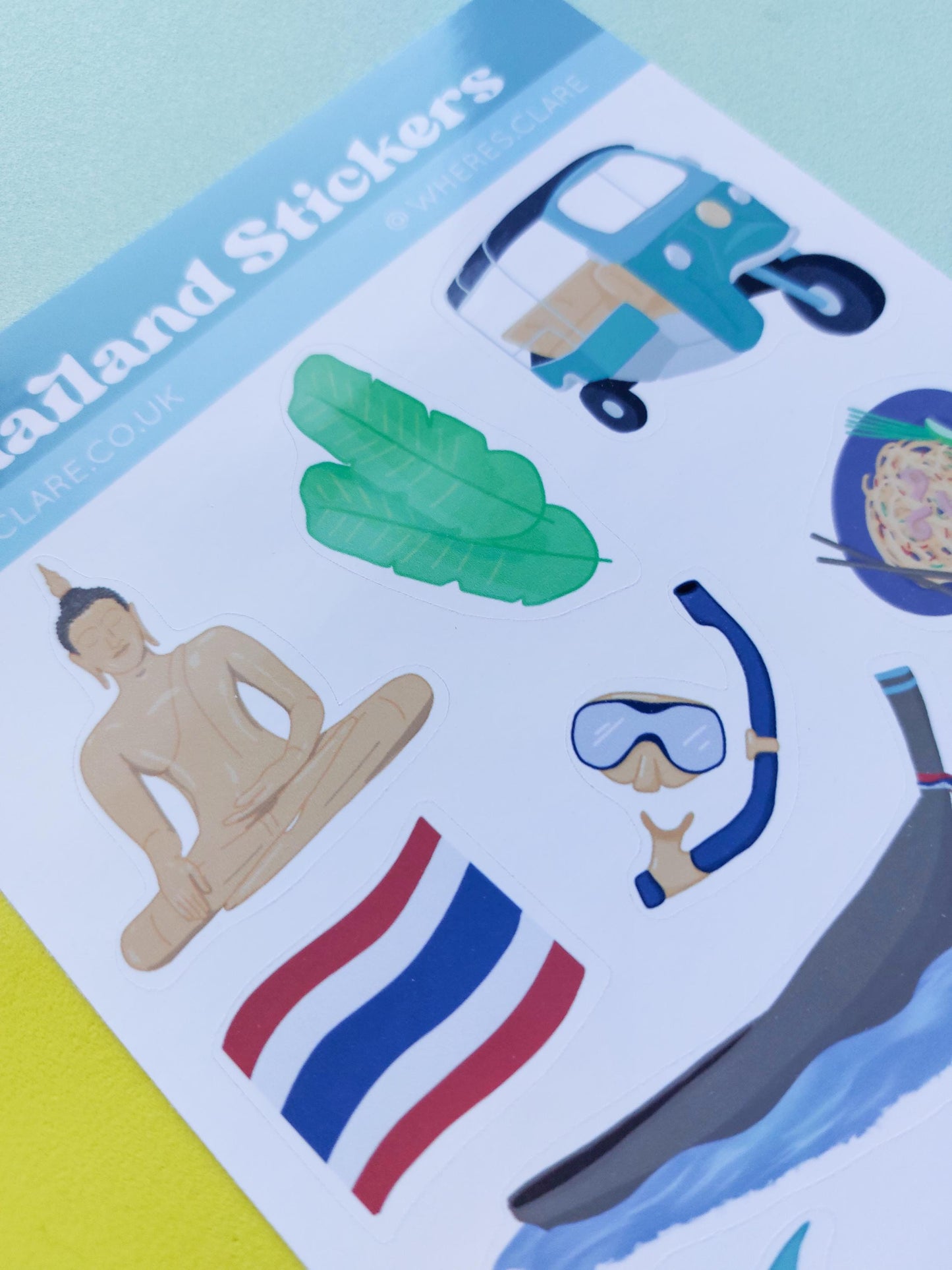 Thailand Sticker Sheet