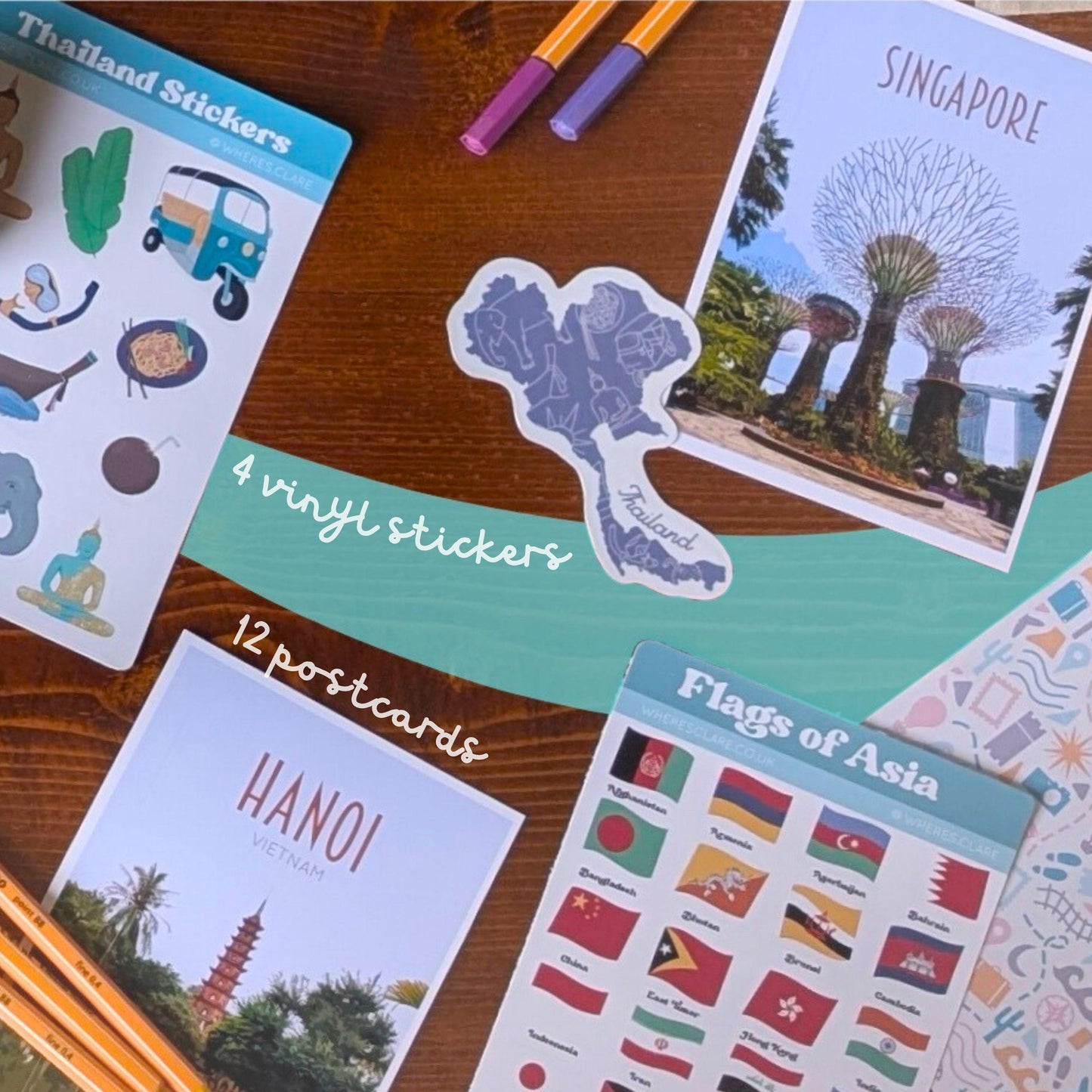 South East Asia Scrapbook Kit