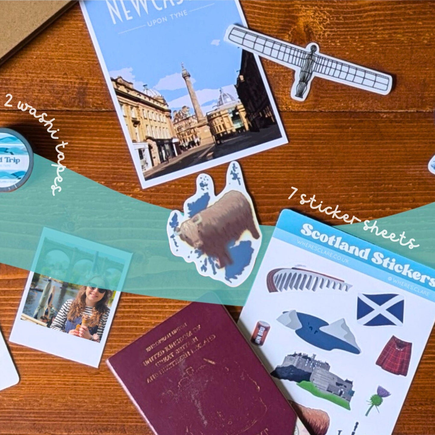 United Kingdom Scrapbook Kit