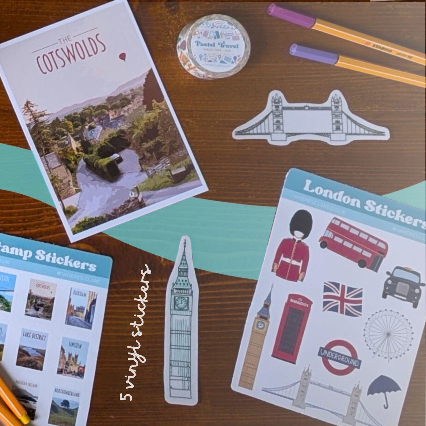 United Kingdom Scrapbook Kit