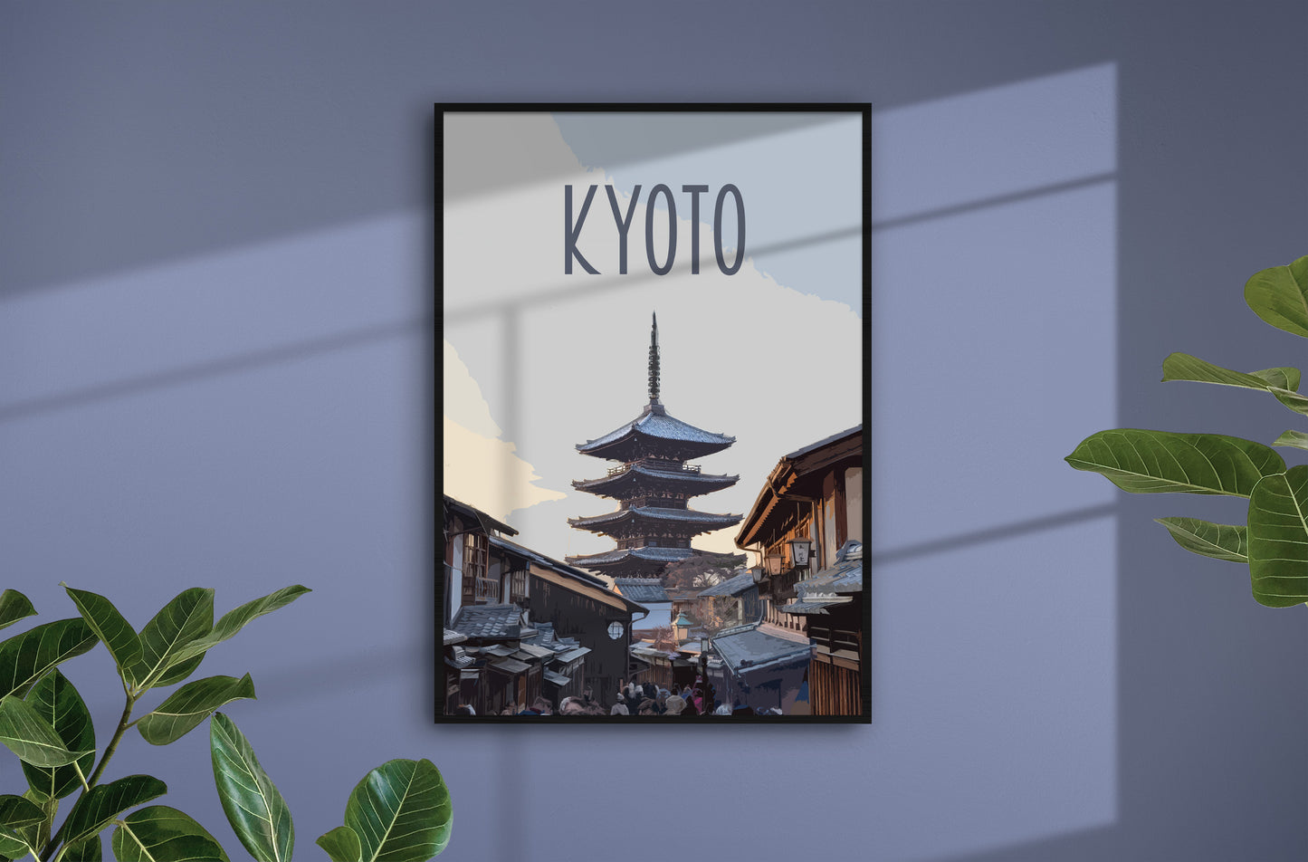 Kyoto Travel Poster - Yasaka Pagoda