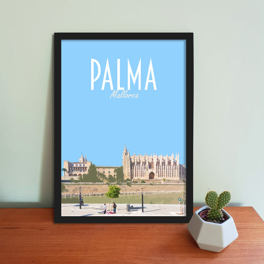 Palma Travel Poster