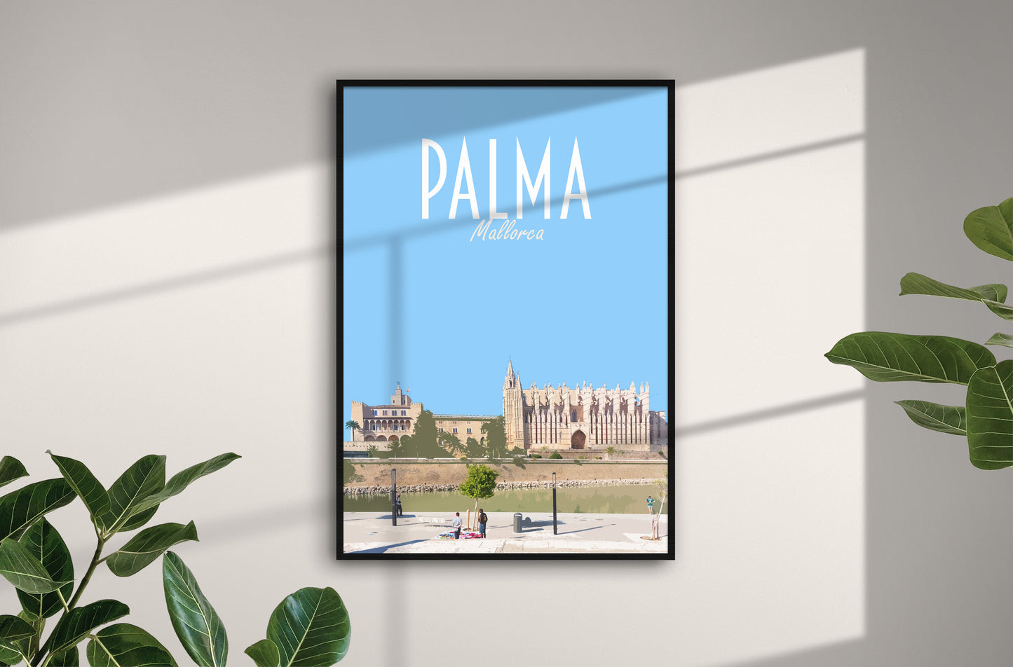Palma Travel Poster