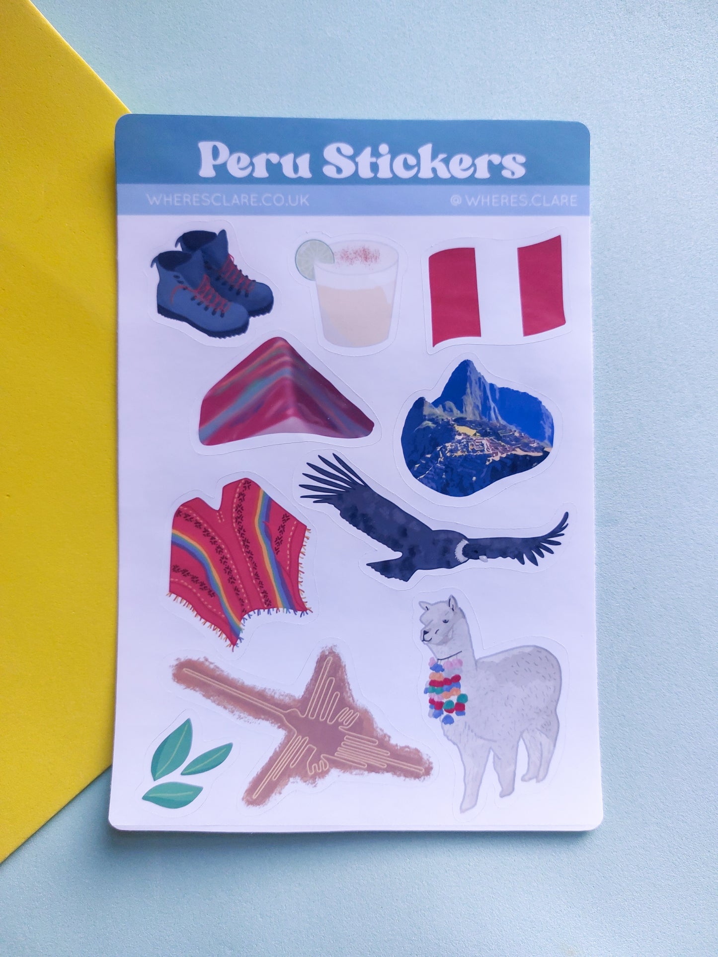 Peru Sticker Sheet