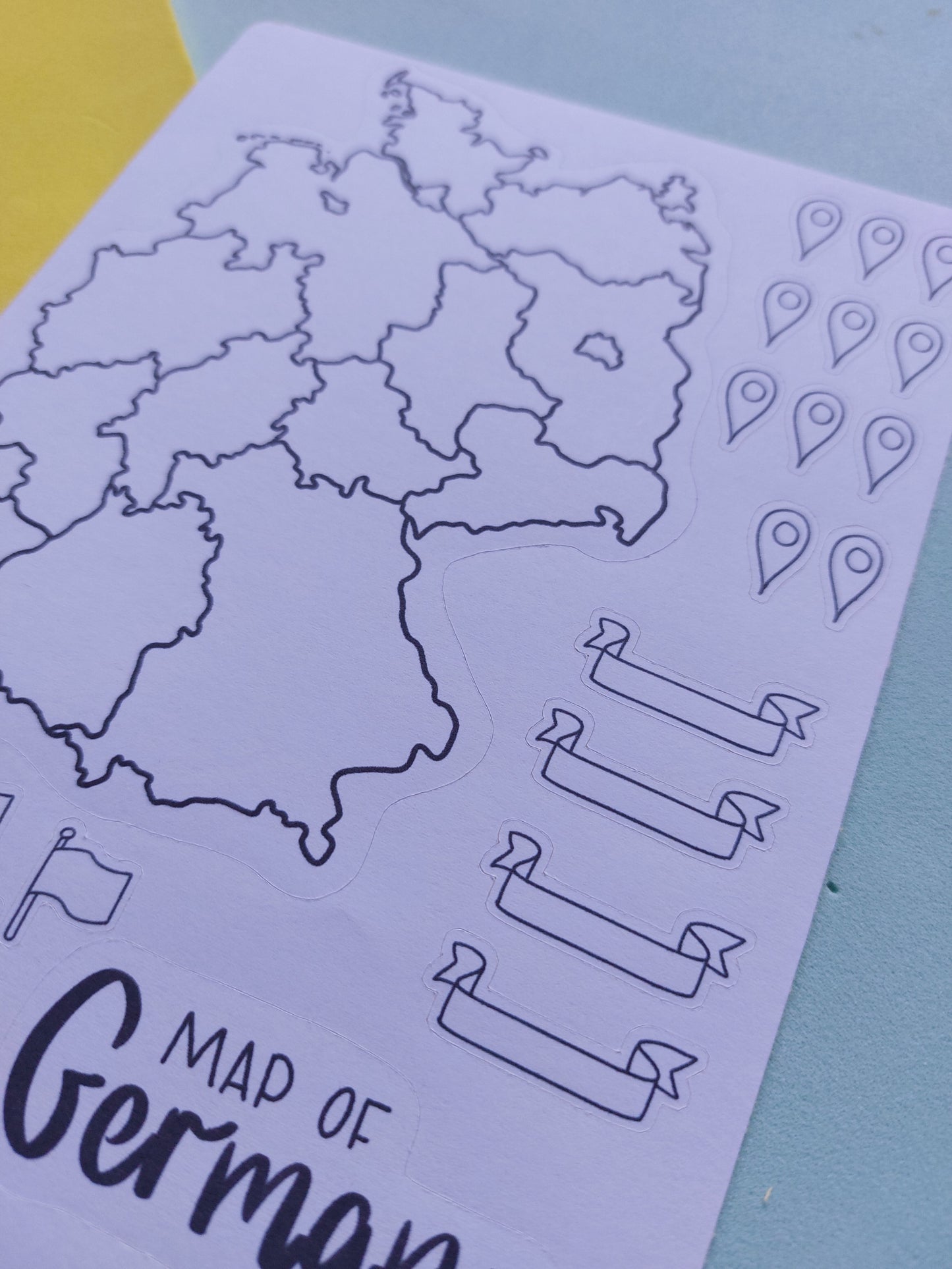 Germany Map Outline Sticker