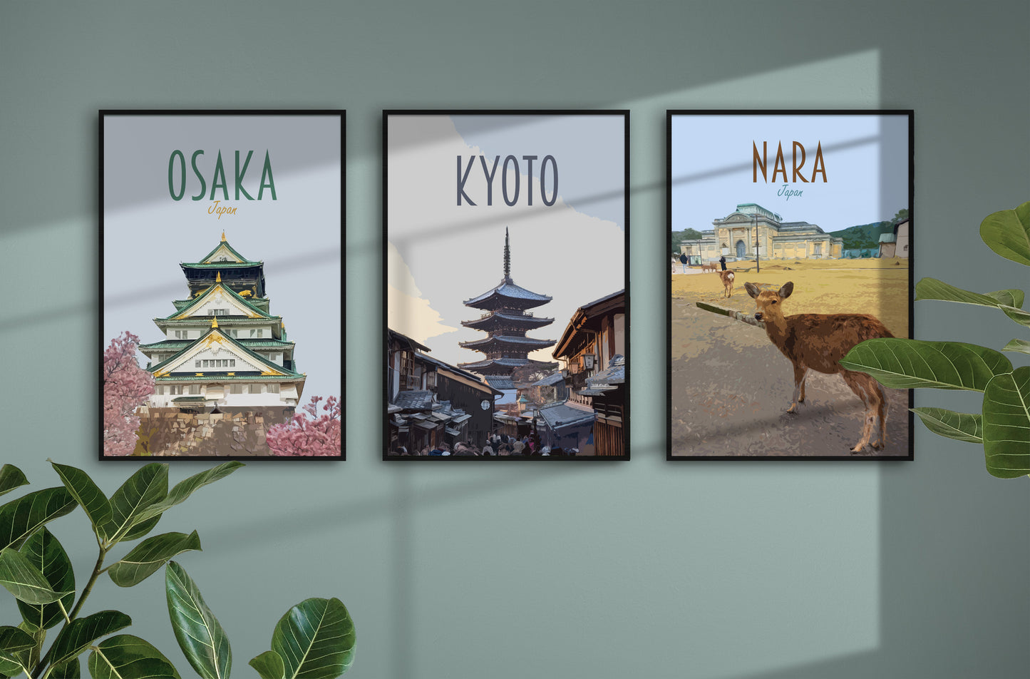 Kyoto Travel Poster - Yasaka Pagoda