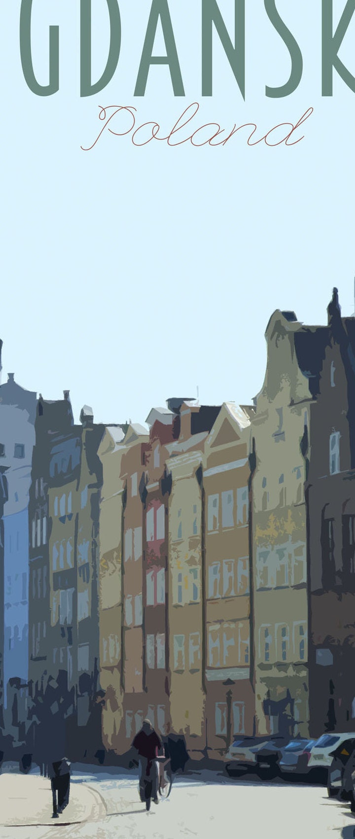 Gdansk Travel Poster