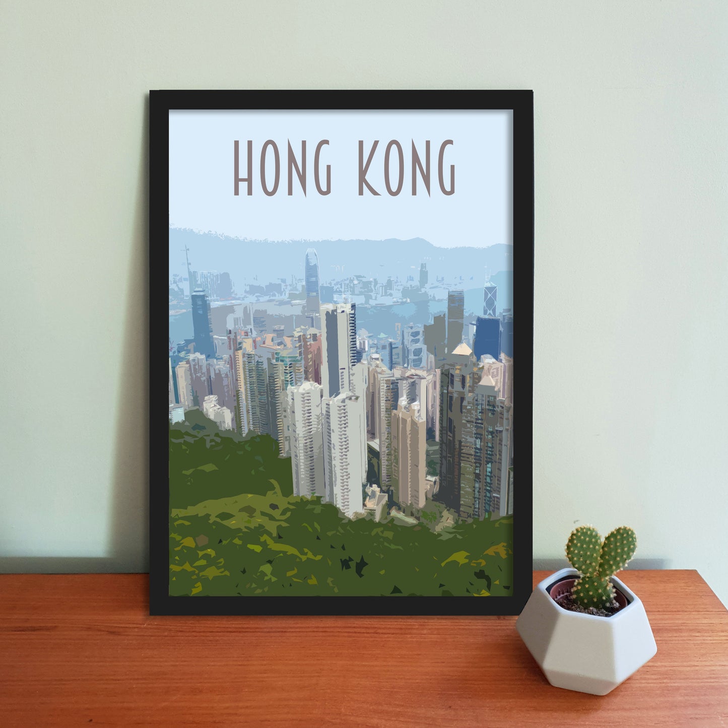 Hong Kong Travel Poster