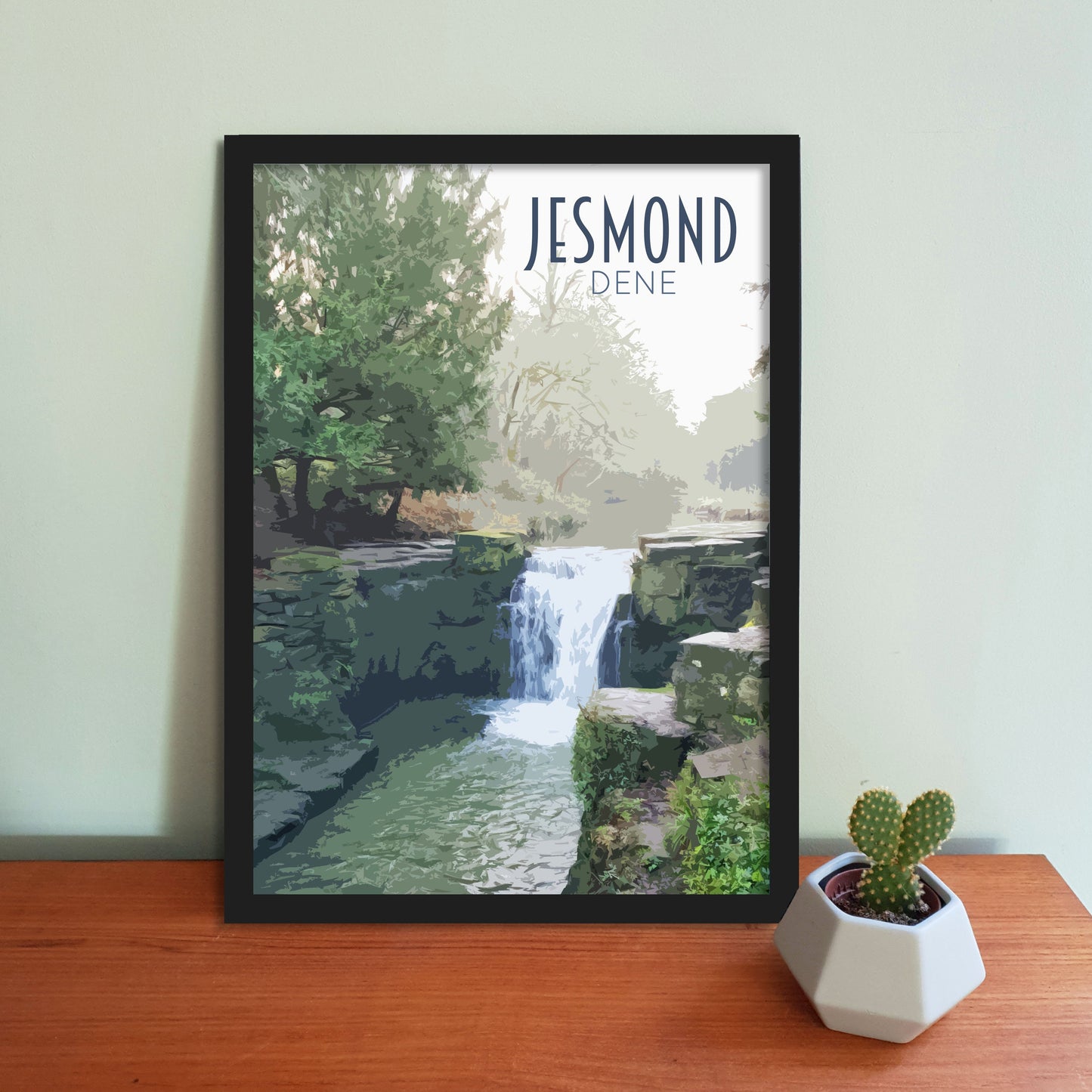 Jesmond Dene Travel Poster