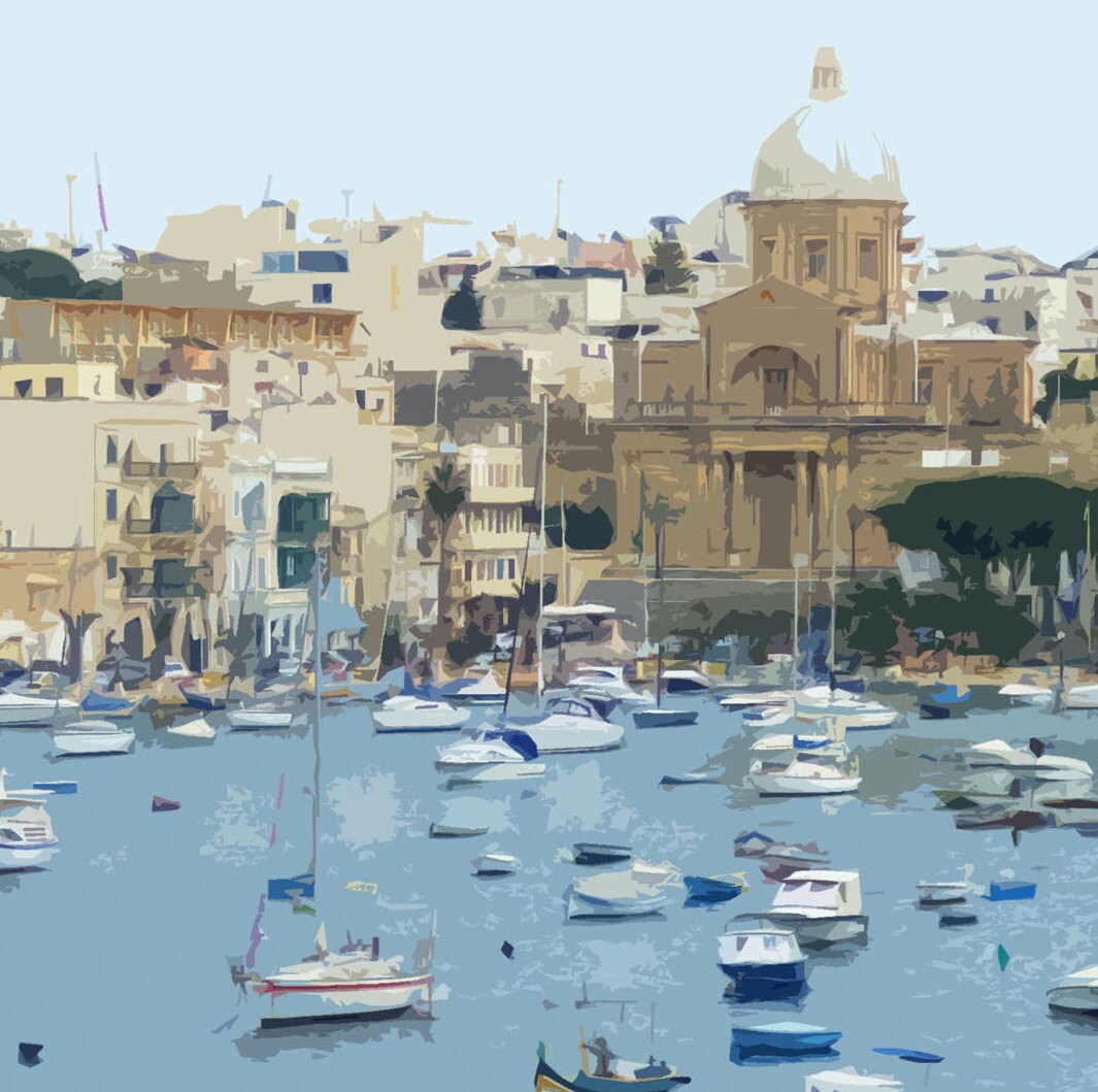Malta Travel Poster