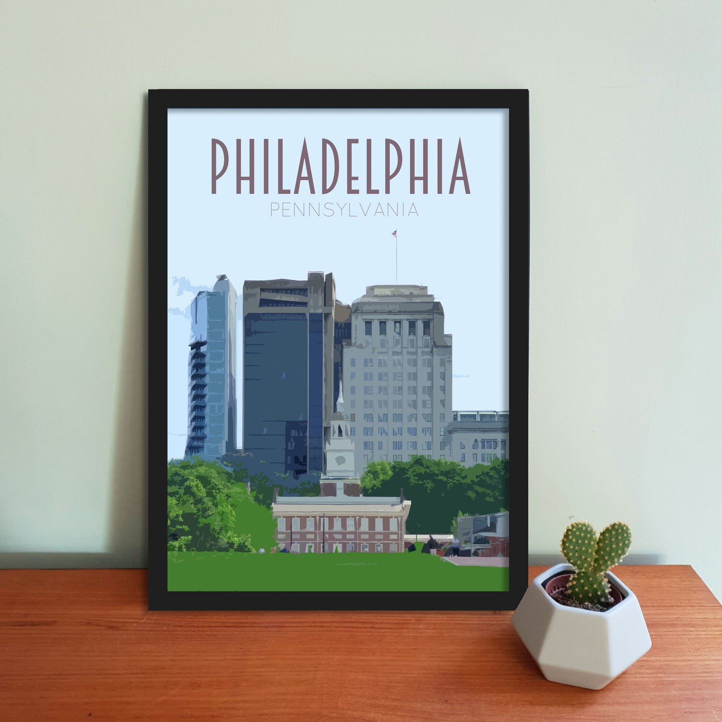 Philadelphia Travel Poster