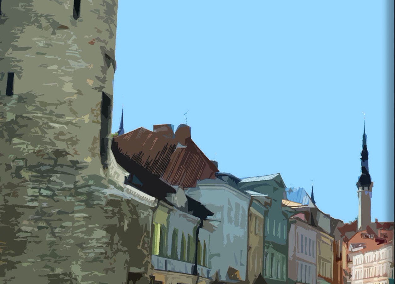 Tallinn Travel Poster