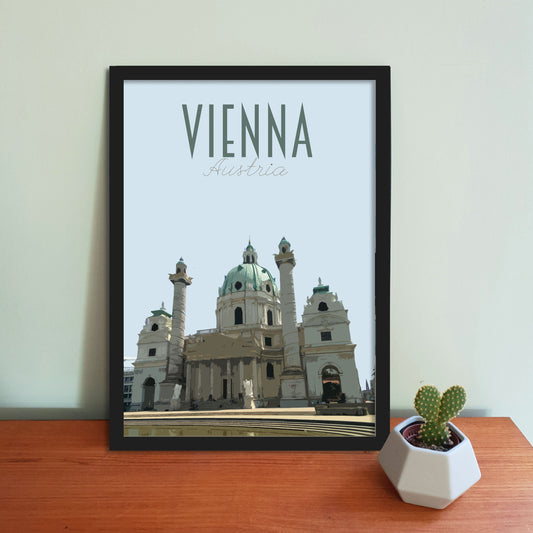 Vienna Travel Poster