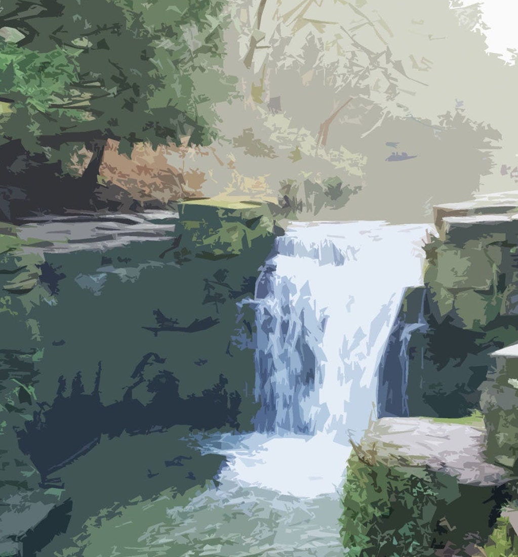 Jesmond Dene Travel Poster