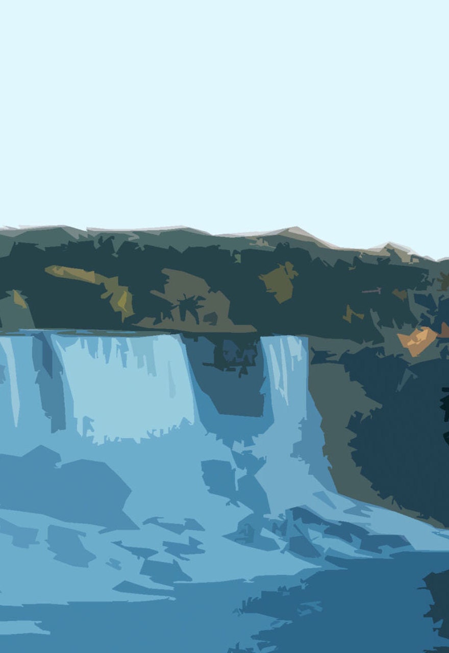 Niagara Falls Travel Poster