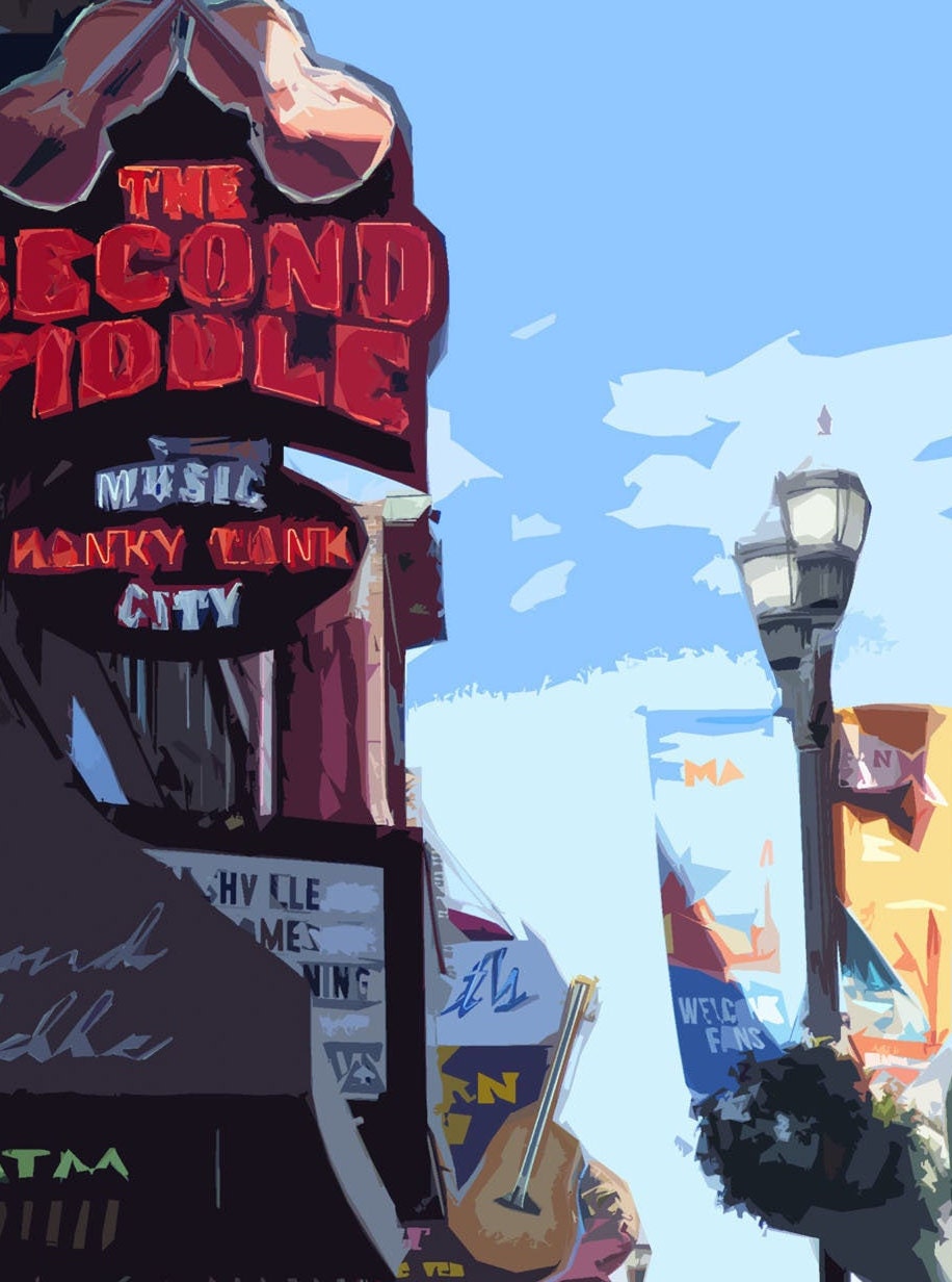 Nashville Travel Poster