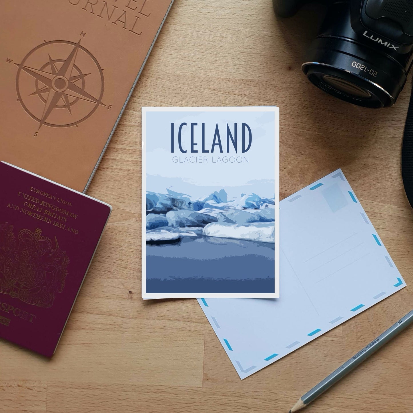 Iceland Travel Poster