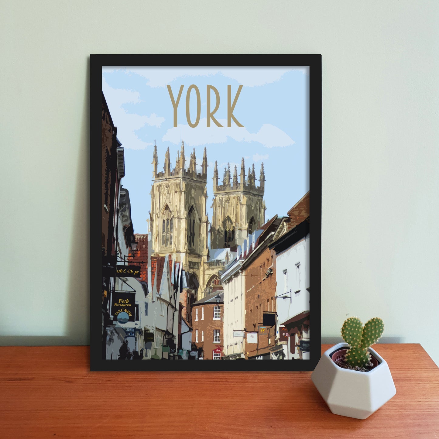 York Travel Poster