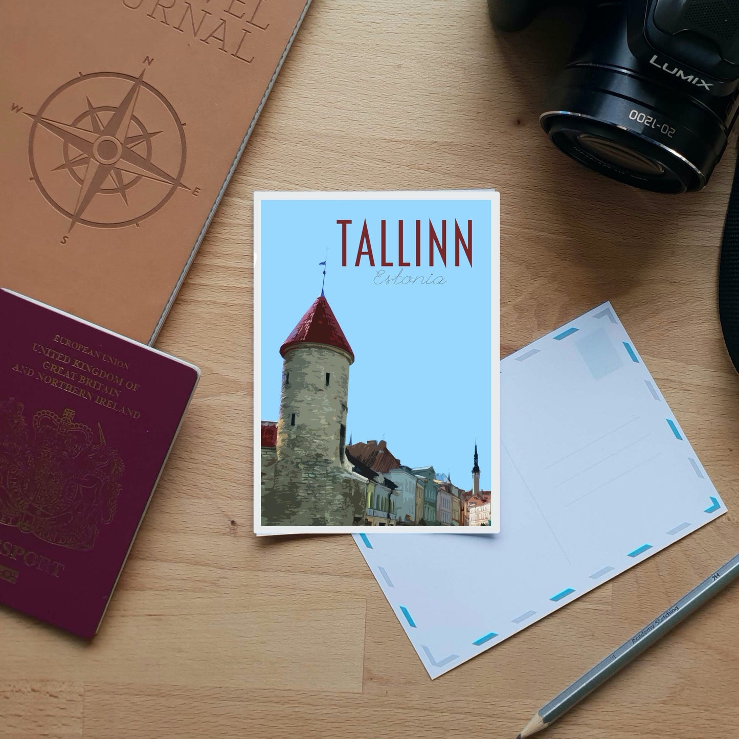 Tallinn Travel Poster