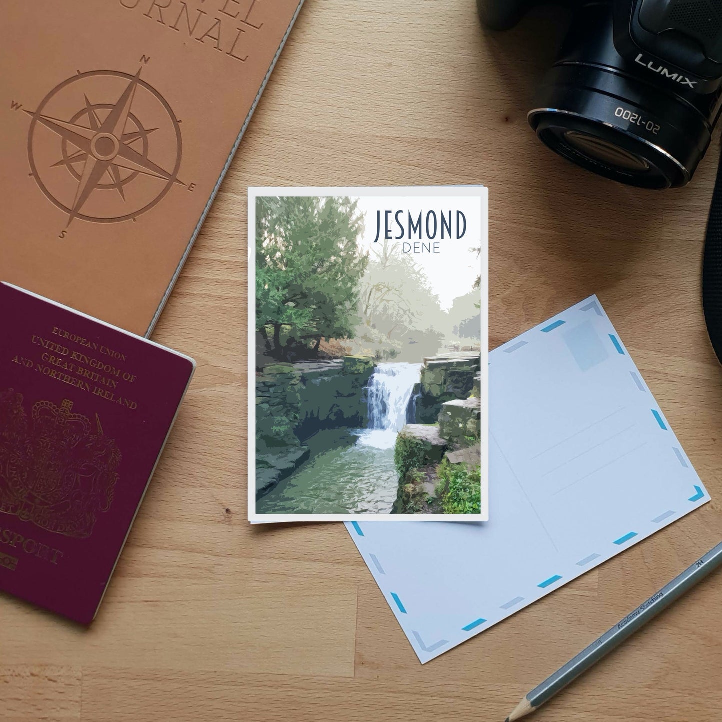 Jesmond Dene Travel Poster