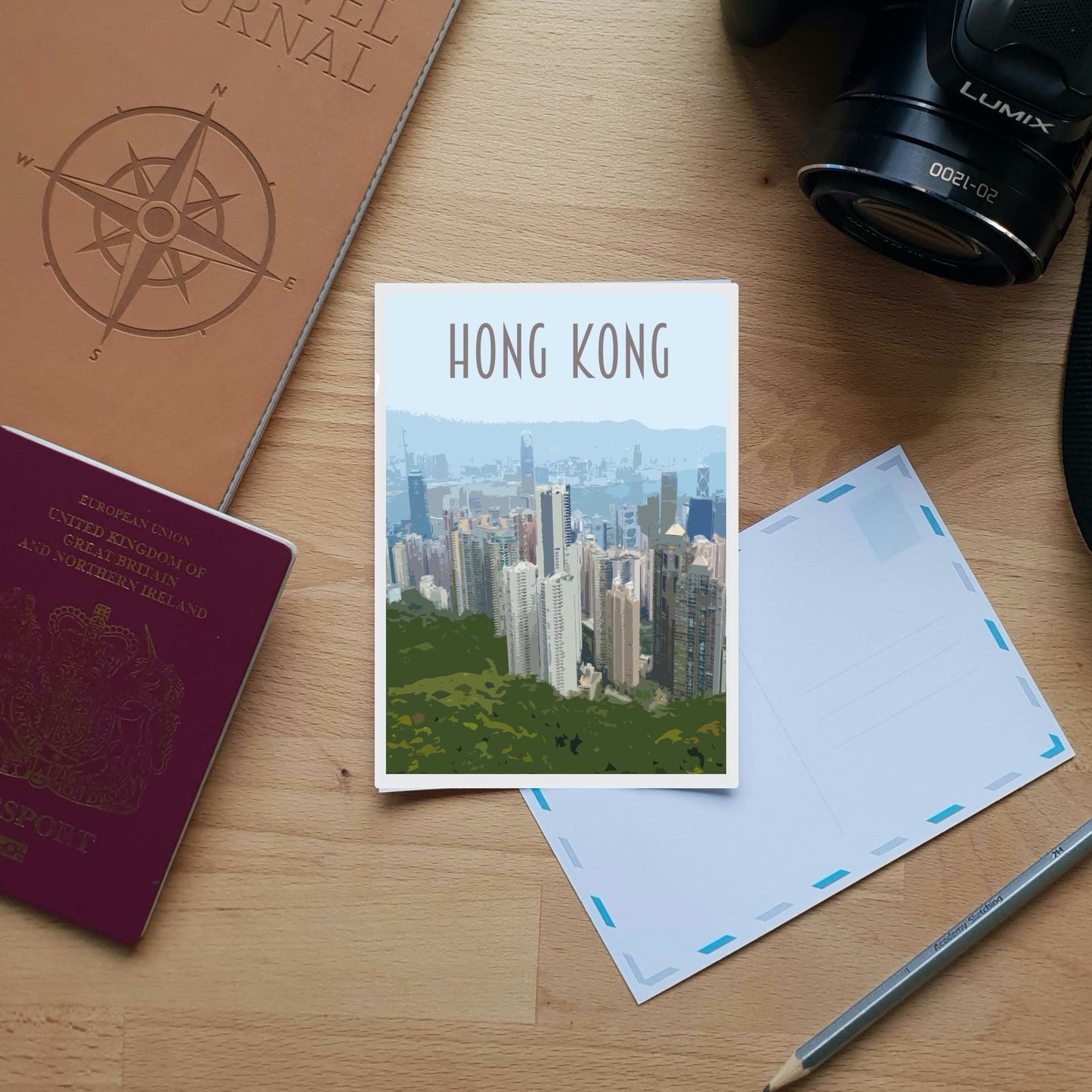 Hong Kong Travel Poster