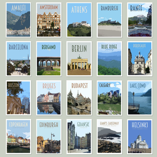 Travel Postcards Pack