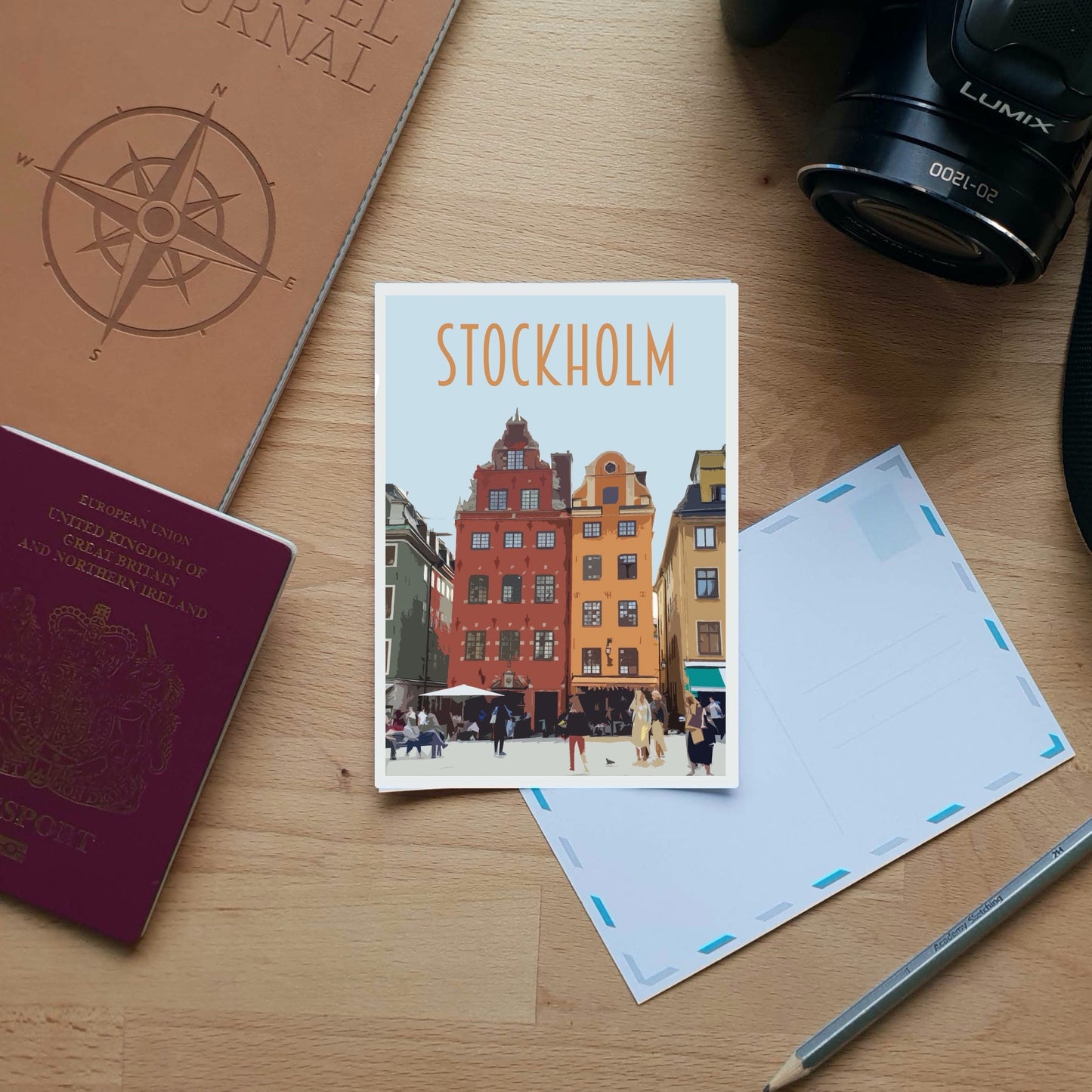 Stockholm Travel Poster