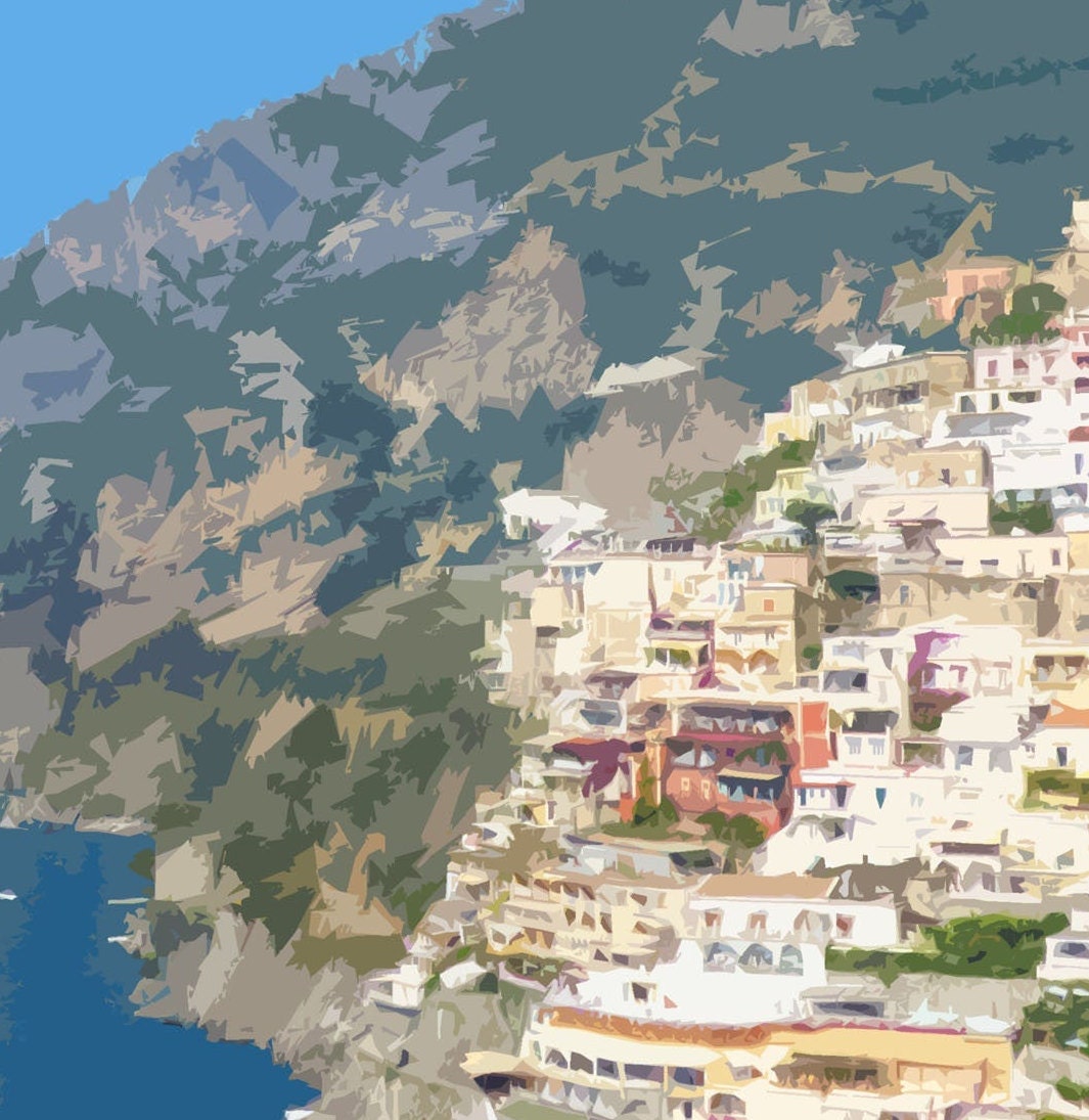Positano Travel Poster