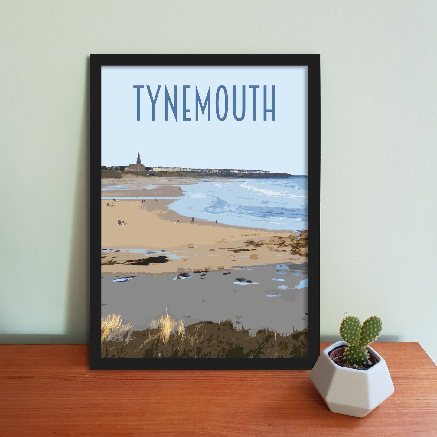 Tynemouth Travel Poster