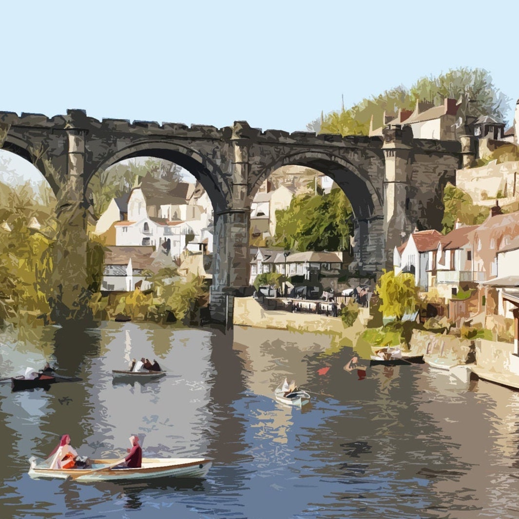 Knaresborough Travel Poster