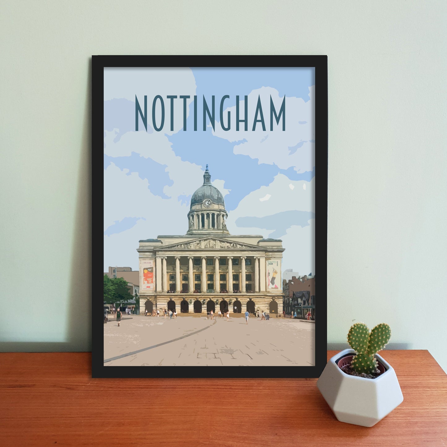 Nottingham Travel Poster