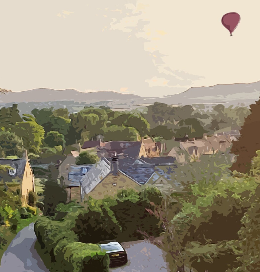 Cotswolds Travel Poster