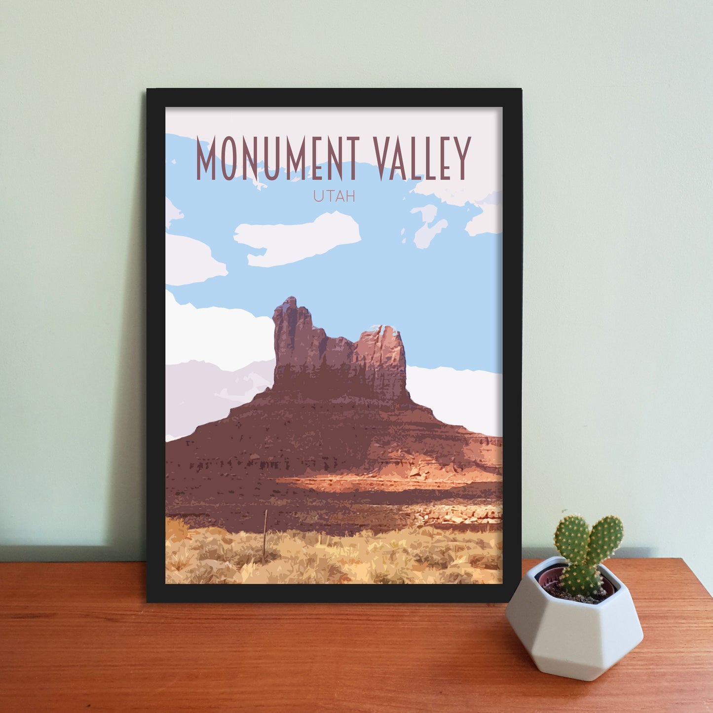 Monument Valley Travel Poster