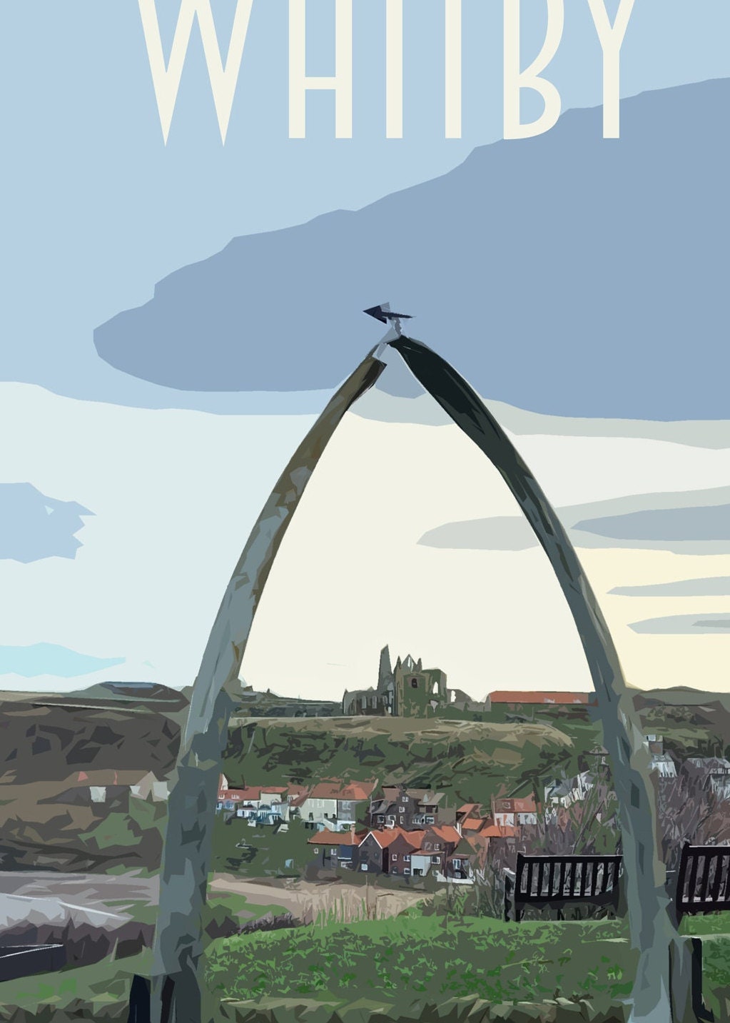Whitby Travel Poster