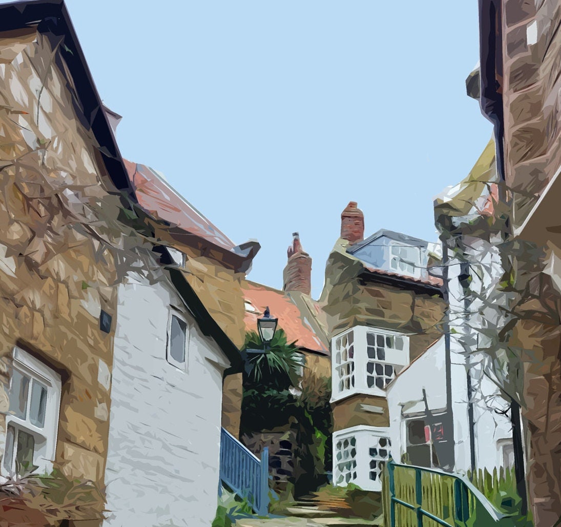 Robin Hood's Bay Travel Poster
