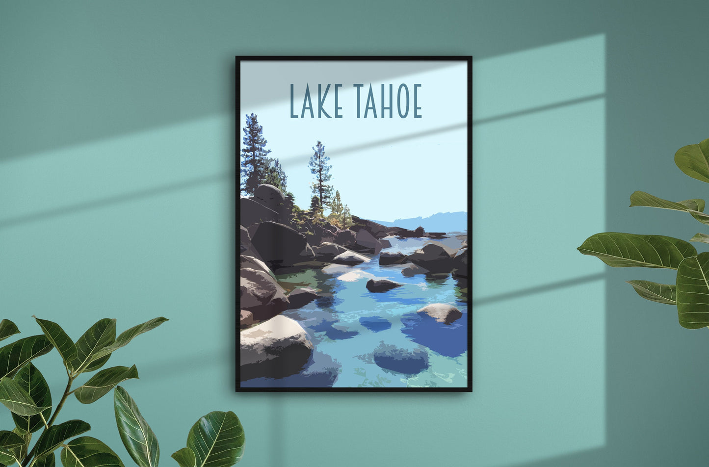 Lake Tahoe Travel Poster