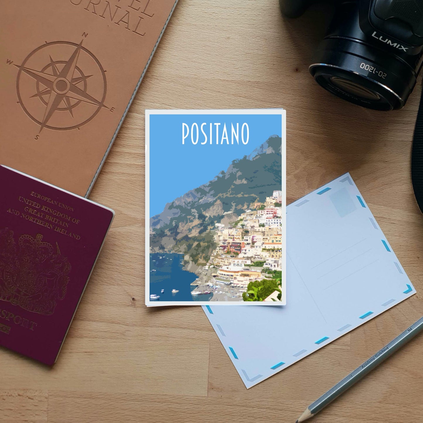 Positano Travel Poster