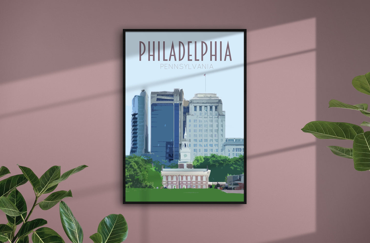 Philadelphia Travel Poster