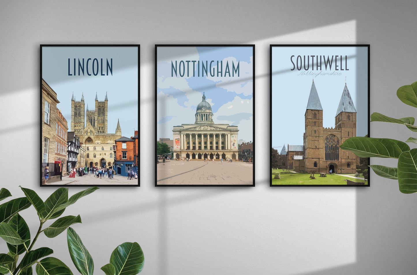 Nottingham Travel Poster