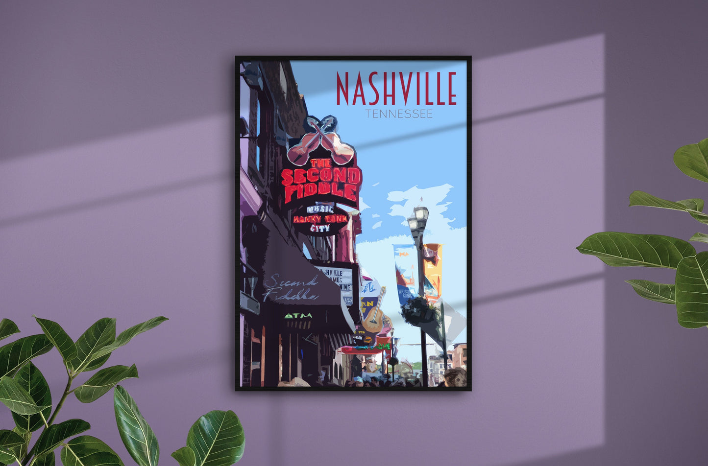Nashville Travel Poster