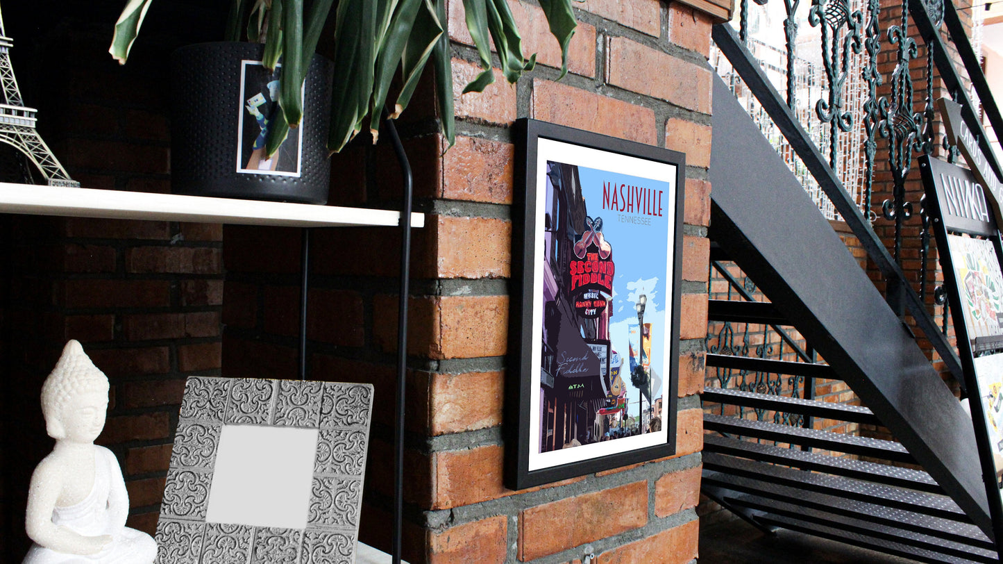 Nashville Travel Poster
