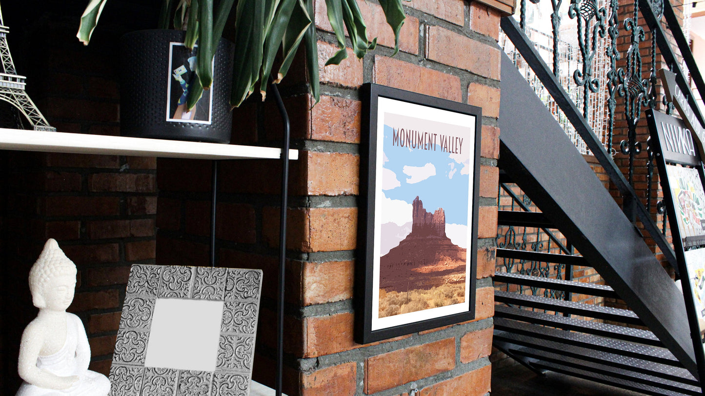 Monument Valley Travel Poster
