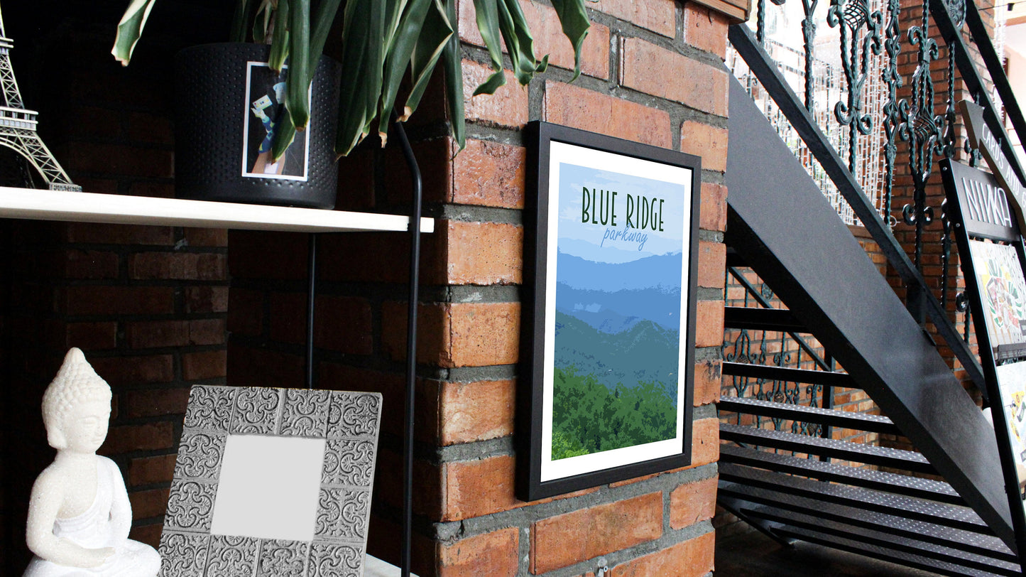 Blue Ridge Parkway Travel Poster
