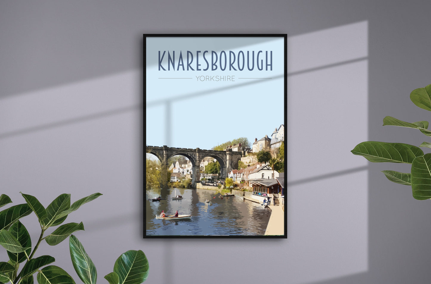 Knaresborough Travel Poster