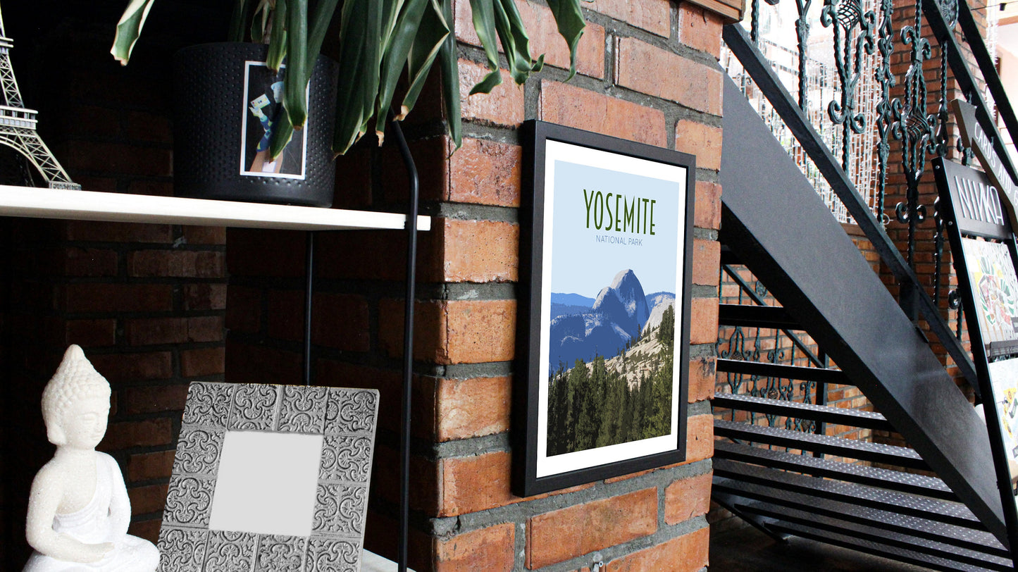 Yosemite Travel Poster