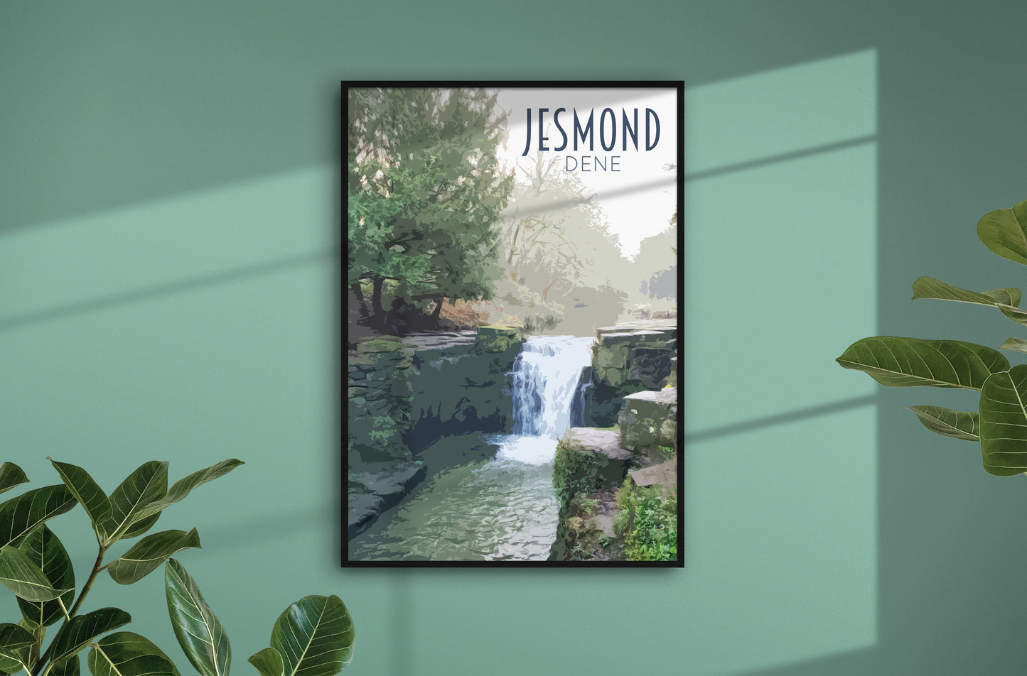 Jesmond Dene Travel Poster