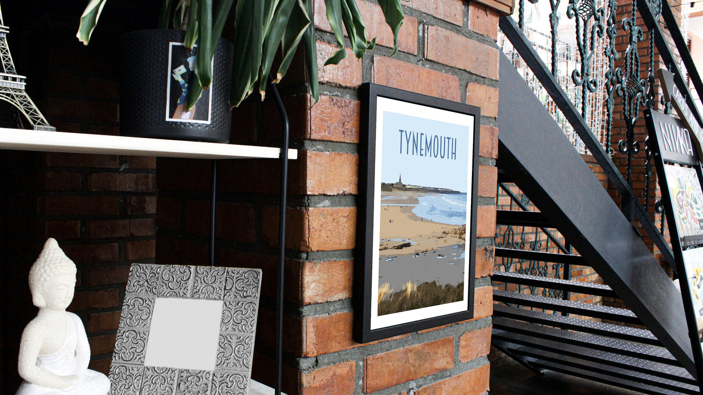 Tynemouth Travel Poster